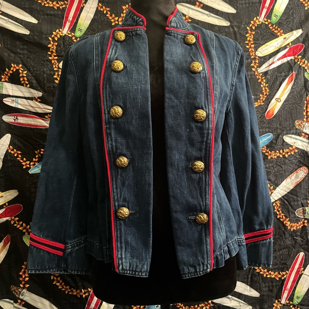 Denim Jean Jacket with Details